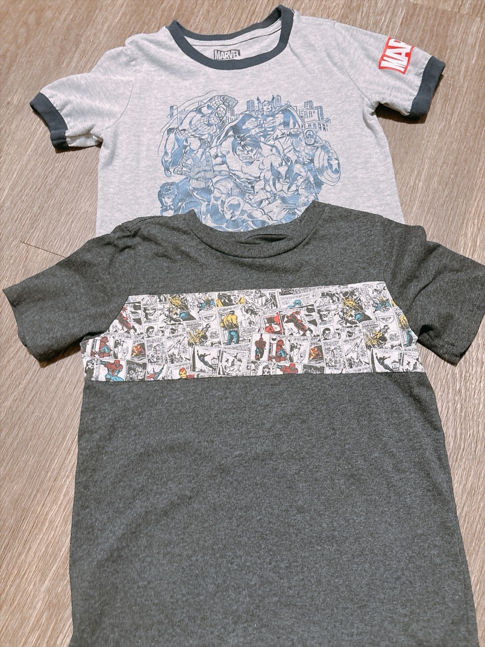 Marvel Kids Short Sleeve Graphic Tees set